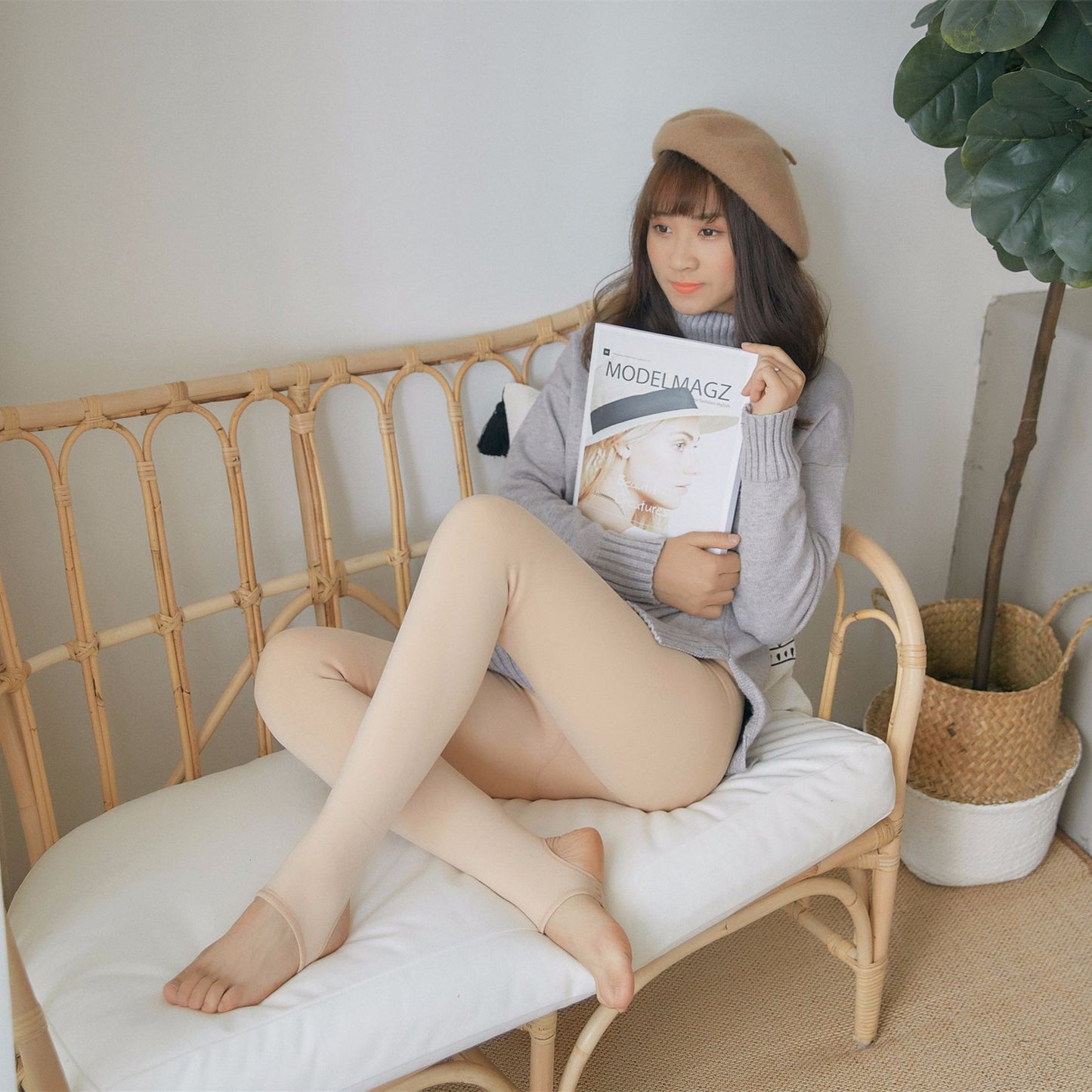 Women's Fashion Simple Thick Warm Leggings