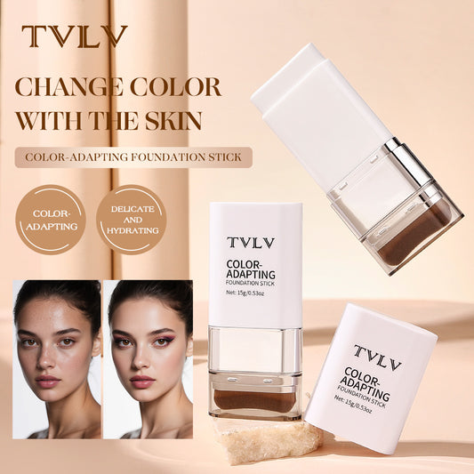2-in-1 Color-changing Foundation Stick For A Dewy, Non-cakey Finish With A Dual-ended Applicator