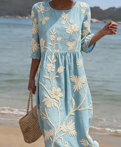 Casual Printed Temperament Long Skirt Girl