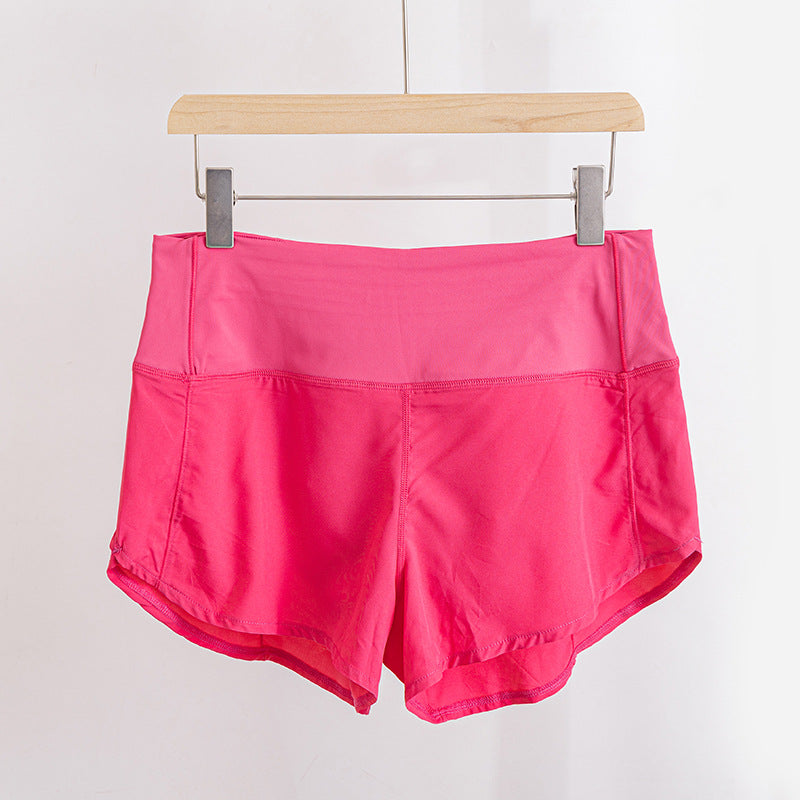 Women's Sports High-Waist Running & Cycling Shorts