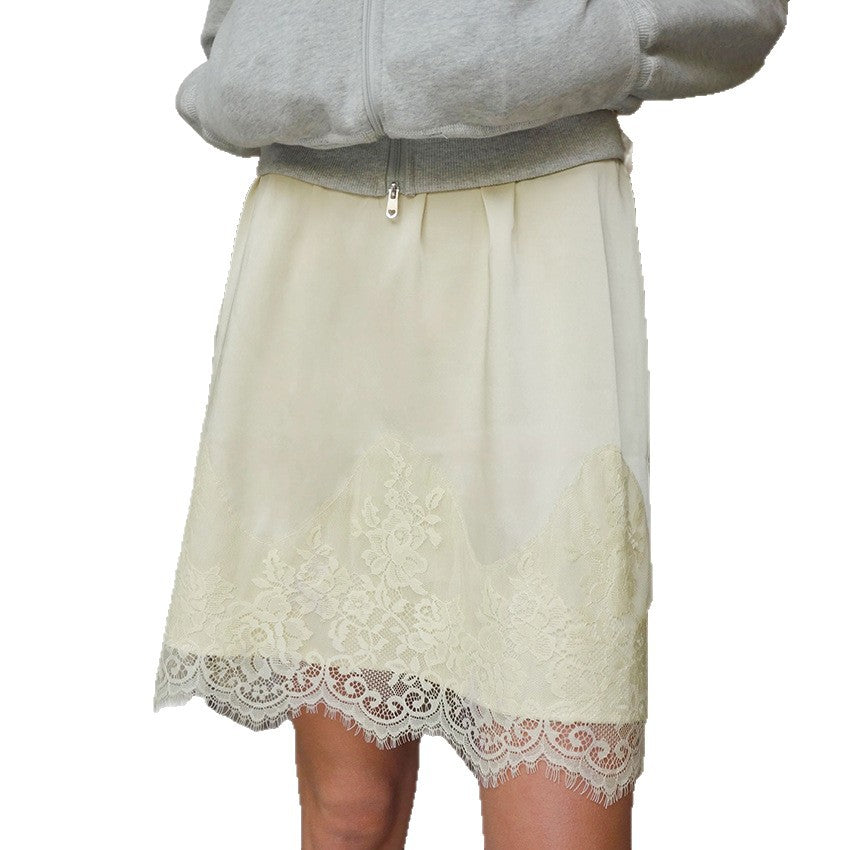 Elegant And Fashionable Satin Skirt