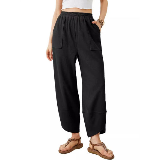 Trendy Cropped Pants For European And American Women