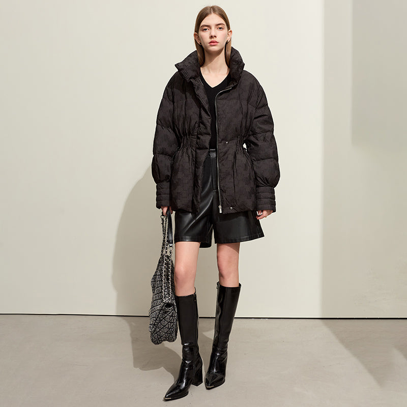 Black Technology Graphene Down Jacket Women's Stand Collar