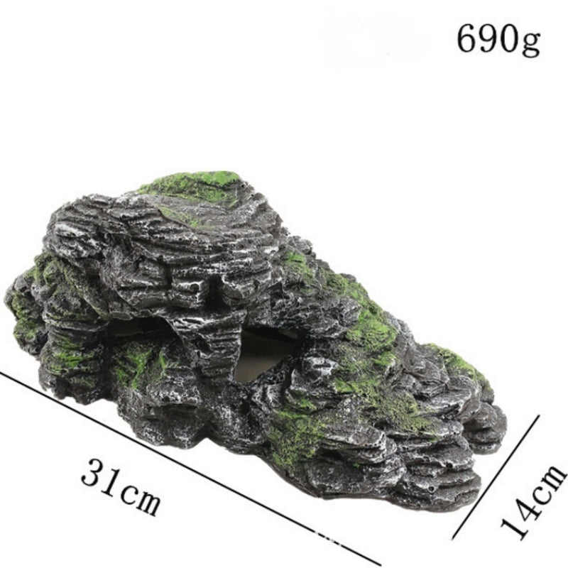 Fish Tank Aquarium Landscaping Decoration Rockery Tortoise Terrace
