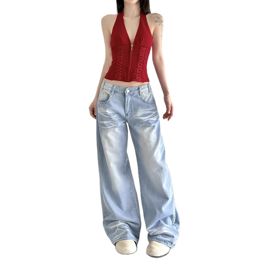 Rå High-rise Straight-leg Jeans