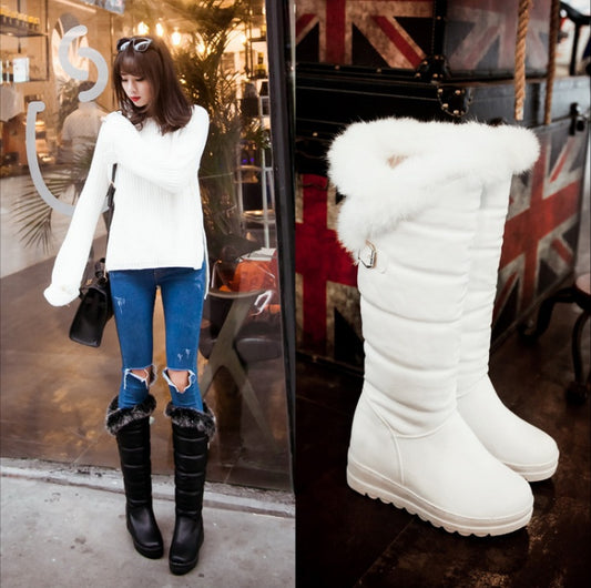Women's Thick-soled Warm High-top Cotton Boots