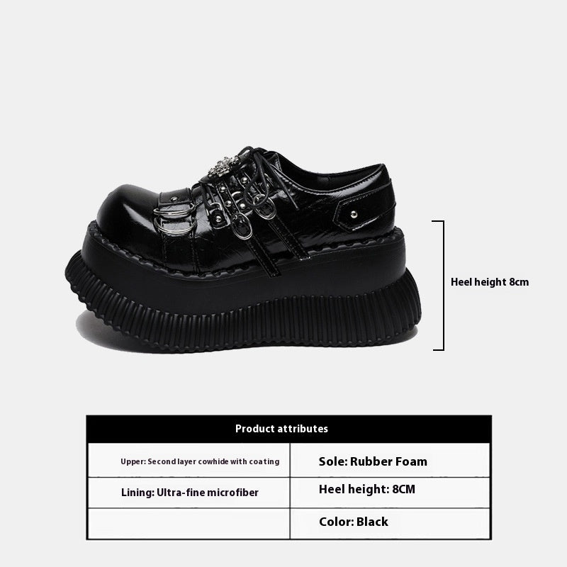 Platform Shoes Women's Sweet Cool Hot Girl Gothic Platform Shoes Dark