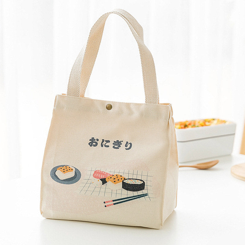 Cute Portable Ladies Handbag Insulation Lunch Box Bag