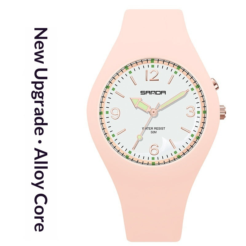 Sleek Sporty Luminous And Waterproof Womens Watch