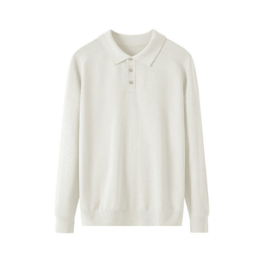 Men's Long-sleeved Sweater Lapel Comfortable All-match