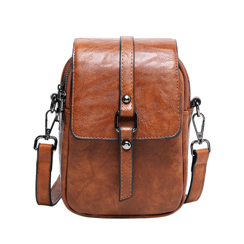 Women's Retro Crossbody Fashion One Shoulder Phone Bag
