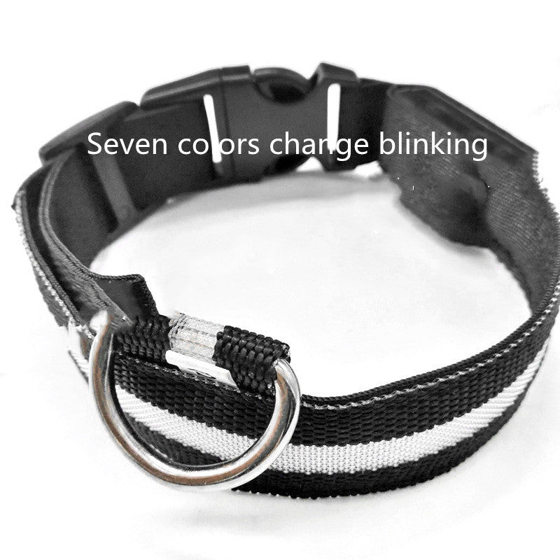 Anti-lost Luminous Collar Dog Tag Dog Collar
