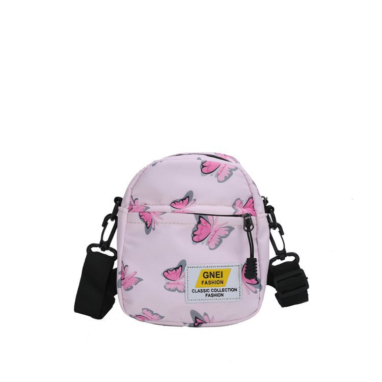 Spring And Summer Women's Bag Fashion Printed Nylon Fabric Travel Out Shoulder Crossbody