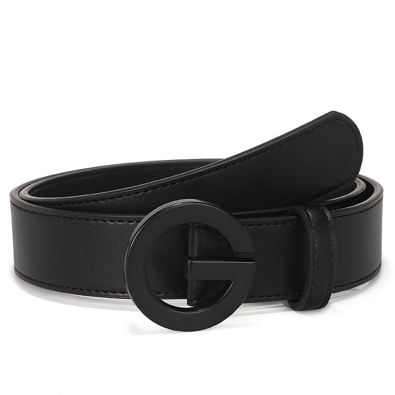 Ladies Belt Simple And Versatile Fashion Leather