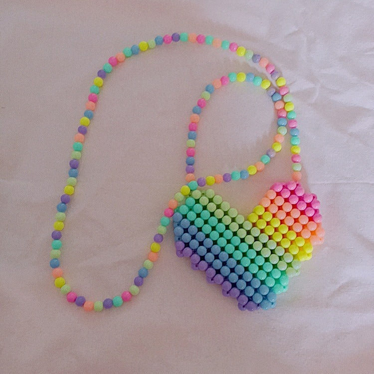 Perleperler Korset Af Hjertet