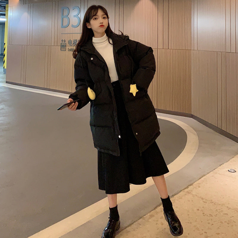 Junior High School Cute Girl's Winter Down Padded Jacket