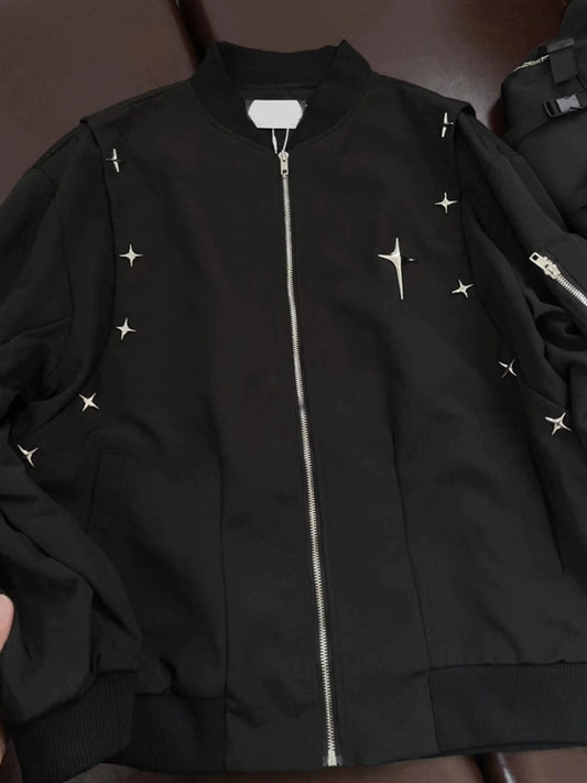 American Retro Street Metal Pilot Jacket