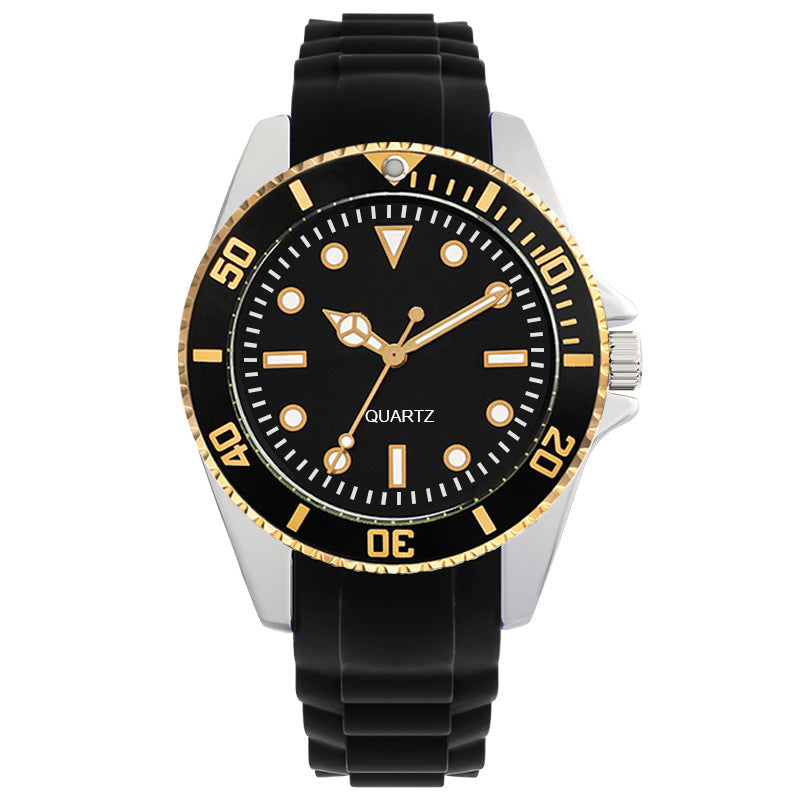 New Silicone Luminous Watch Fashion Waterproof Quartz Watch