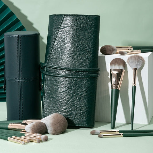 Fiber Hair Gradual Change Eyelash Eye Shadow Brush Makeup Beauty Tool