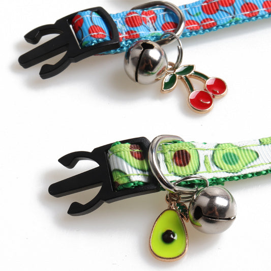 Arminger's New Pet Webbing Fruit Cat Collar