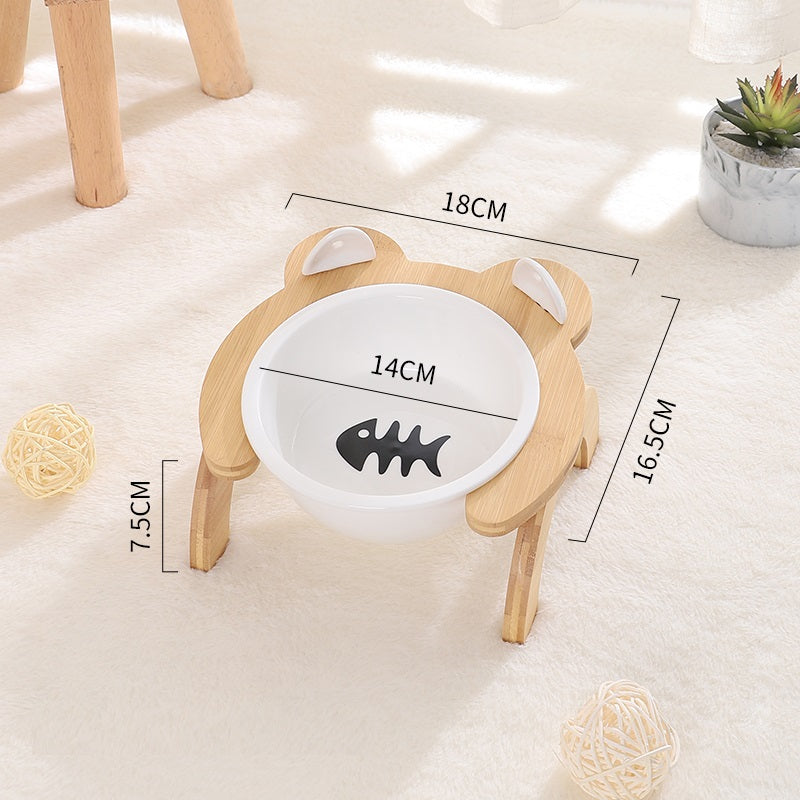 Cervical Spine Tilt Ceramic Cat Basin