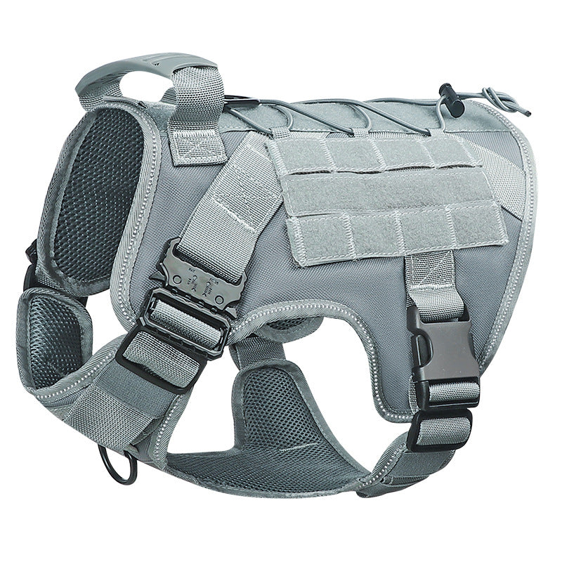 Large Dog Adjustable Camouflage Tactics Hand Holding Rope Nylon Strap