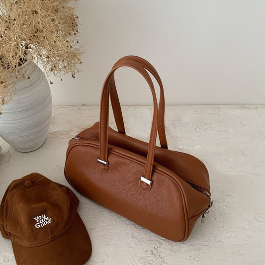 Soft Leather Versatile Women's Shoulder Bag