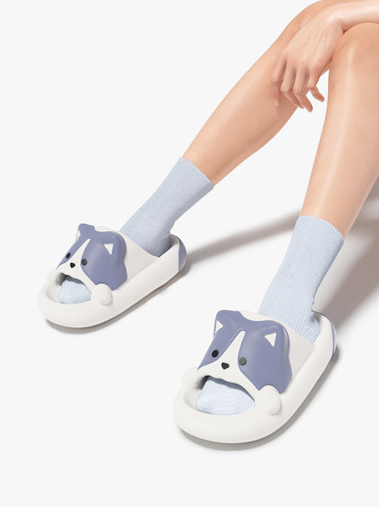 Corgi Slippers Women's Summer Indoor Furniture