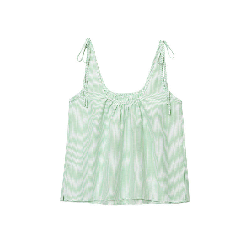 Summer New Polka-dot Loose-fitting Sling Top