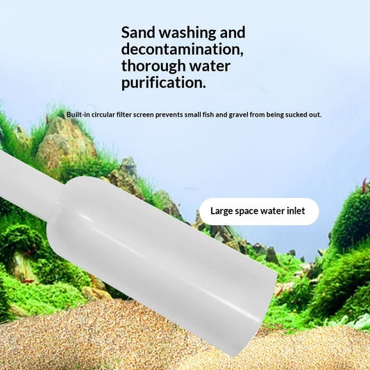 Fish Tank Manual Siphon Tube For Sand Cleaning And Water Changes
