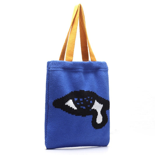 Thickened Knitting Wool Shoulder Bag Large Capacity Woven Bag