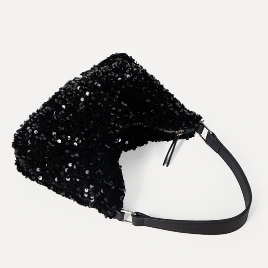 Sequined High-grade PU Shoulder Handbag Underarm Bag