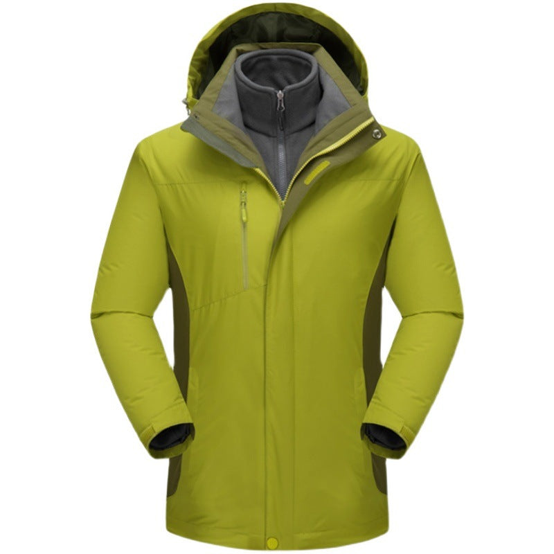 Detachable Windbreaker Warm Jacket Work Clothes Printing