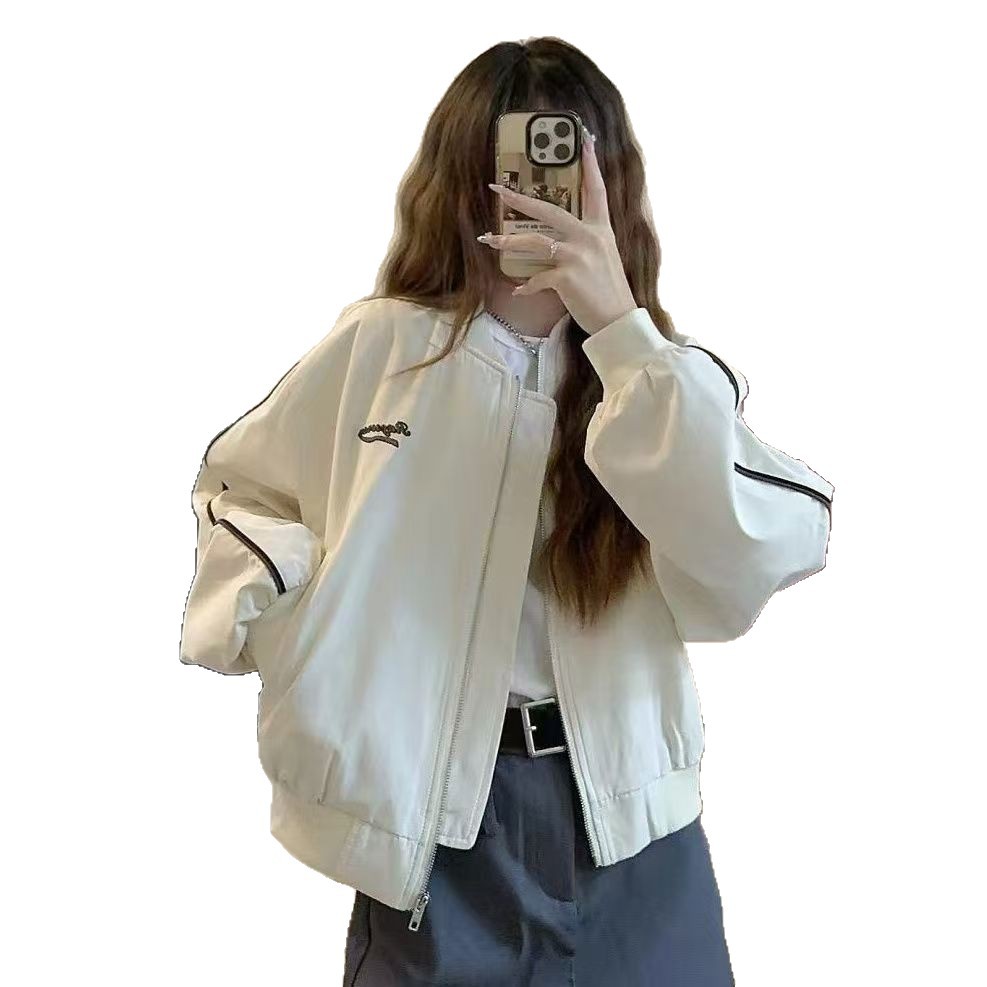 American Retro Loose Versatile Casual Short Jacket For Petite