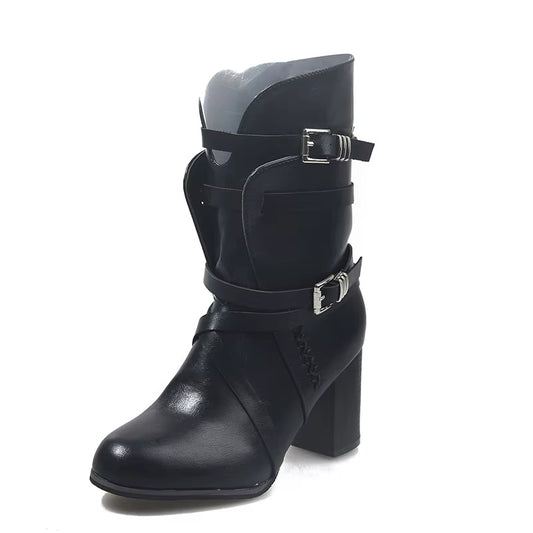 Chunky Heels til store størrelser 35-43