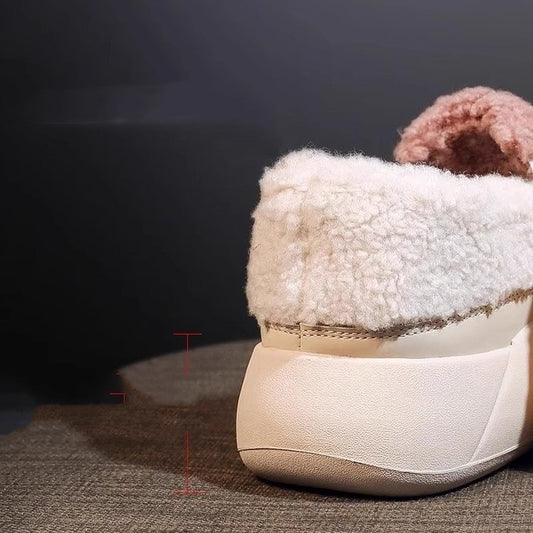 Kvinders tyksålede lammeulds-sneakers