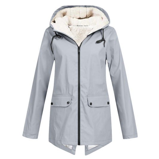 Shell Jacket European And American Autumn And Winter Outdoor Fleece Padded Coat
