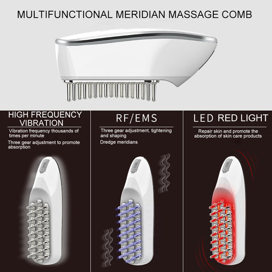Head LED Red Light Scalp Massage Electric Comb