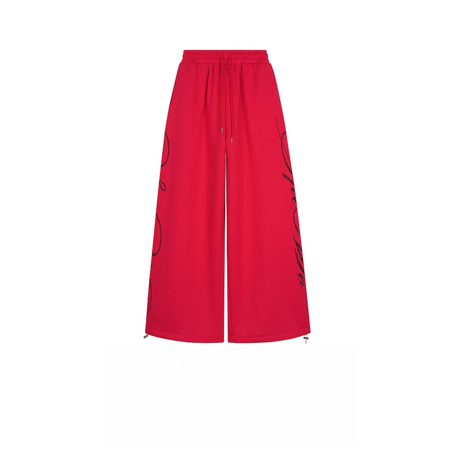 Womens Casual Street-Style Letter Sweatpants In American Style