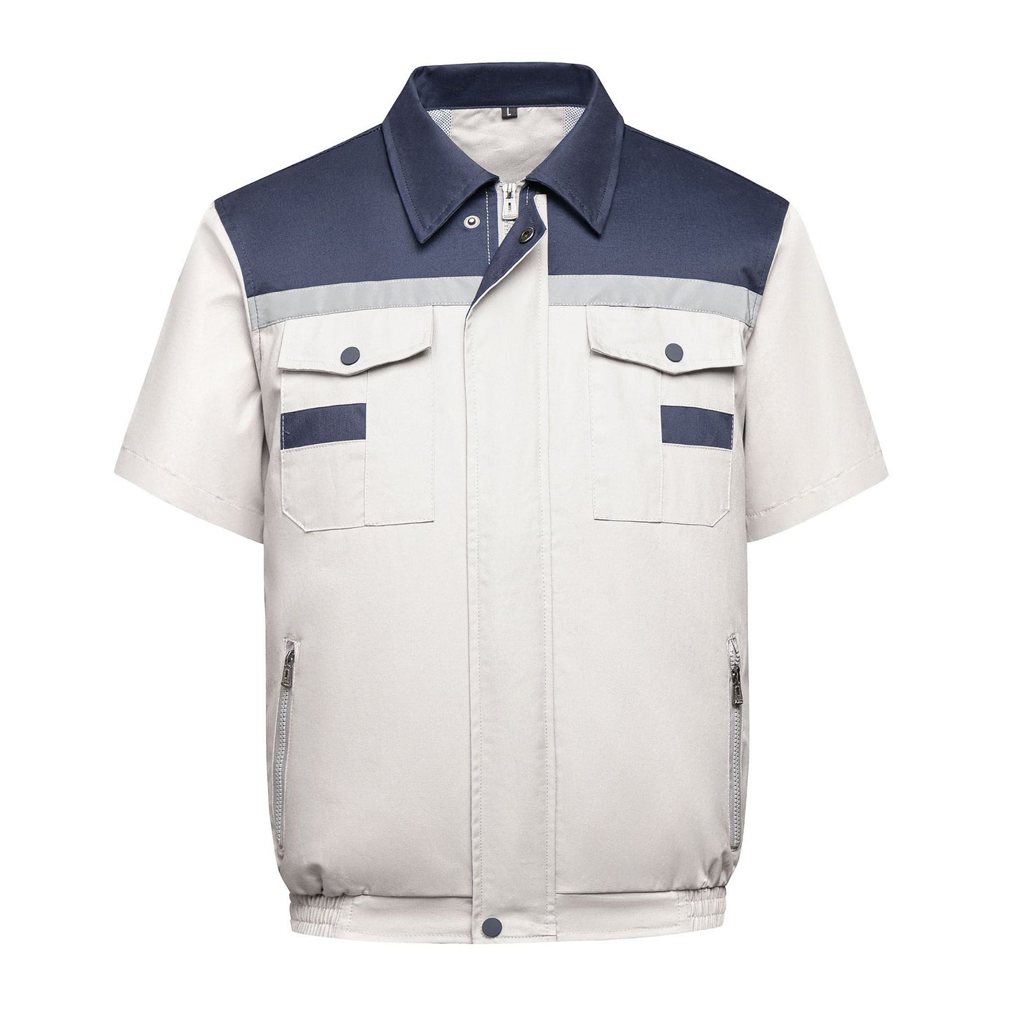 Summer Cooling Jacket With Reflective Stripe Cooling And Heatstroke Prevention Air Conditioning Clothes