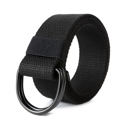 Double Ring Buckle Belt Men And Women