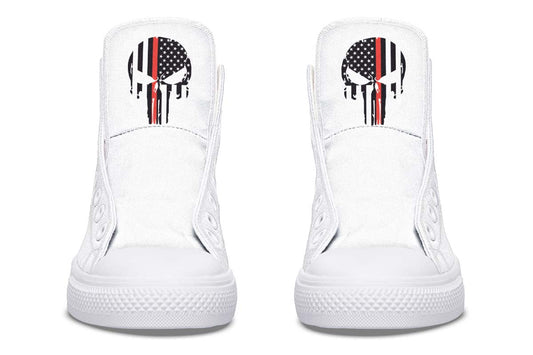 Printed Couple High-top Canvas Shoes