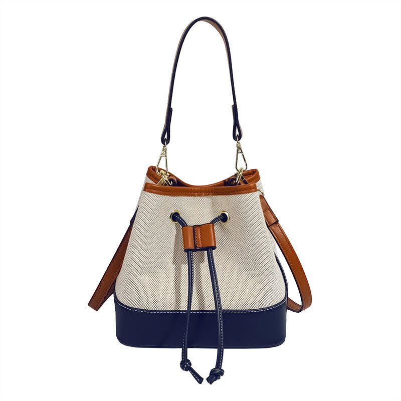 Contrast Color Women's New Fashion Single Shoulder Messenger Bag