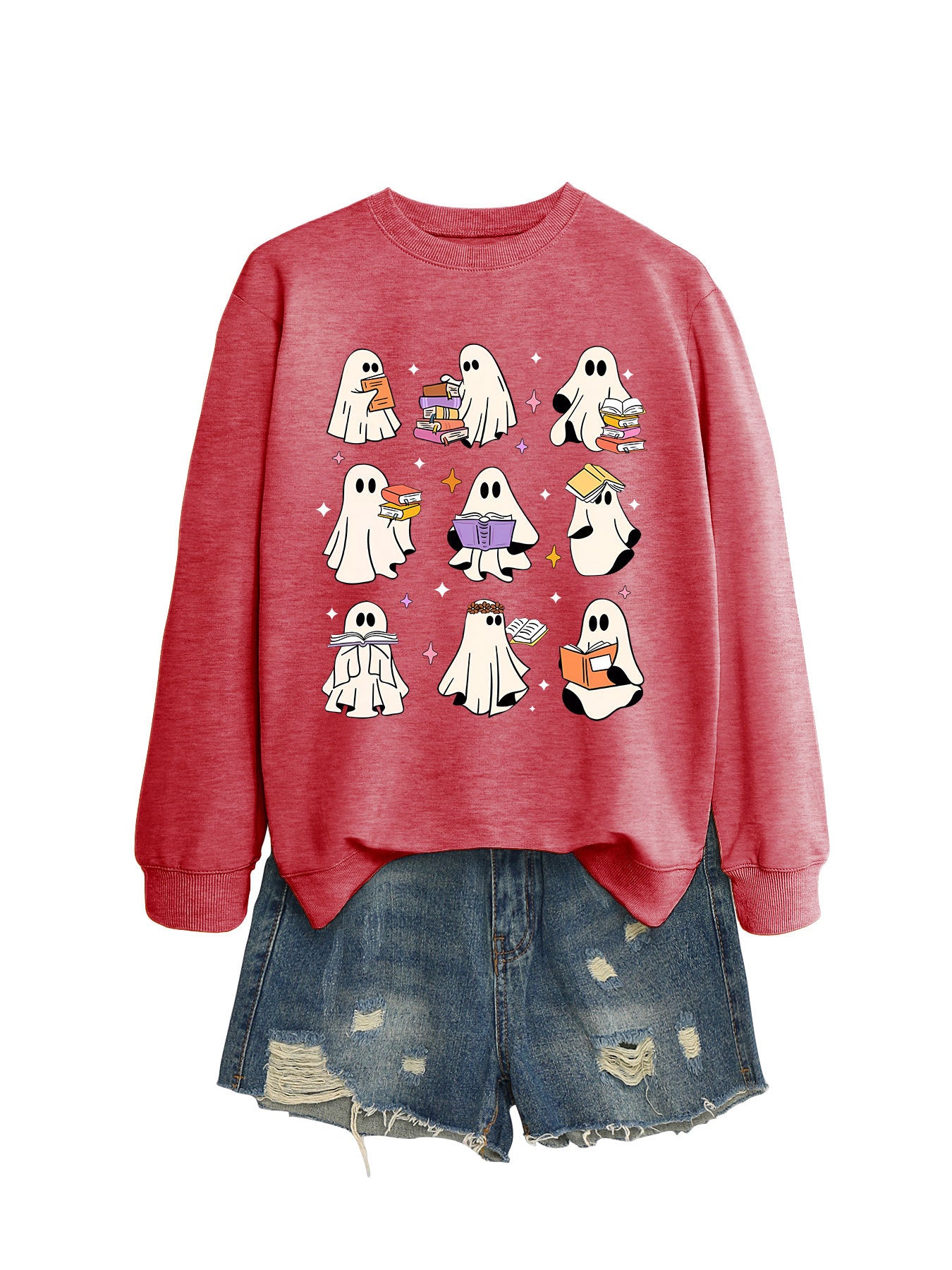 Reading Printed Sweater For Women