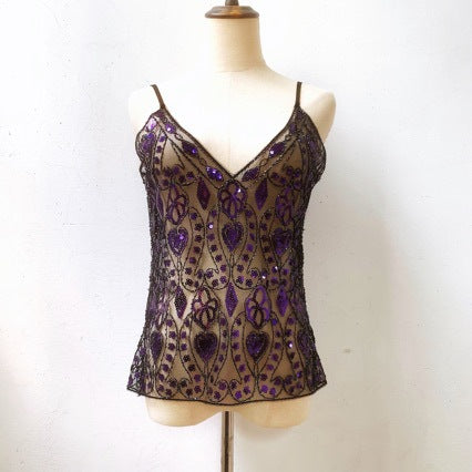Heavy-duty Sequin Camisole For Women