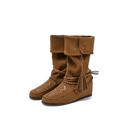 Slimming Sense Of Relaxation Western Cowboy Boot