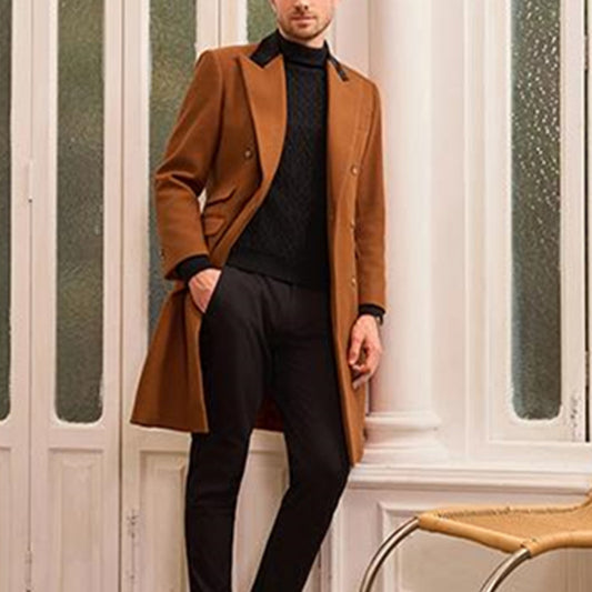 Men's Fat And Strong Woolen Casual Jacket