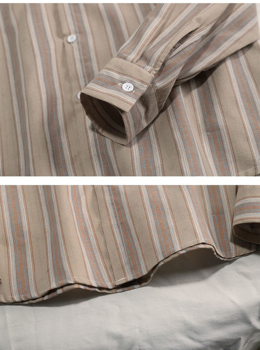 Men's Korean Style Jacket Loose Tide Brand Ins Lapel Shirt