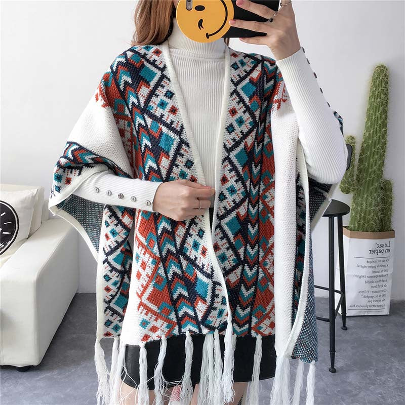 Bohemian National Wind Cloak Cape Coat