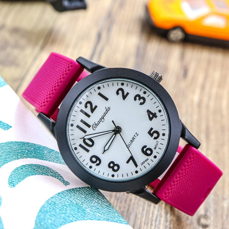 Soft-decorated Waterproof Watch For Children